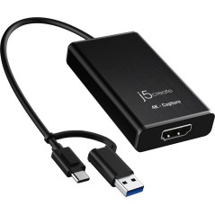 j5create JVA11 Video Capture Adapter - High-Quality Recording, Seamless Streaming & Easy Connectivity!